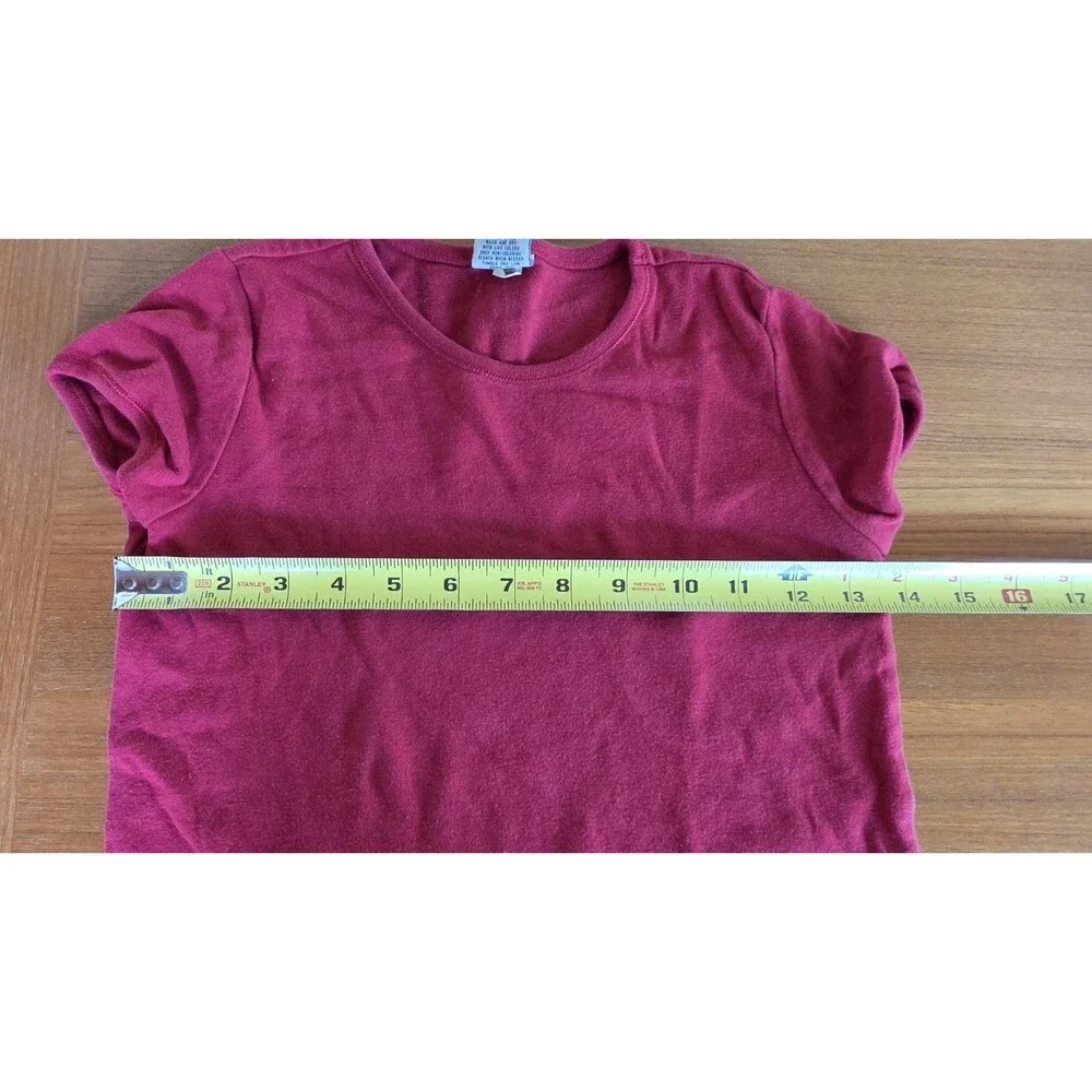 Old Navy Girl's Red Short Sleeve Top Size L Vintage READ Description